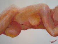 A1 Acryl, 50 x 80 cm