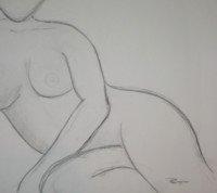 A2 Bleistift, 50 x 60 cm